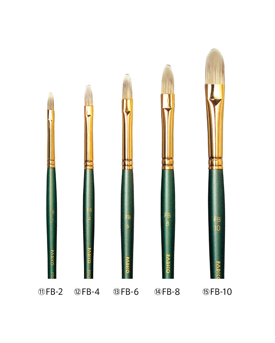 Pro's 7000 Series Flat Ferrule & Oval-Shaped Brush <FB>