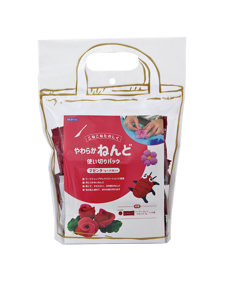 Air Dry Hearty Clay Magenta 7g x Single Packs