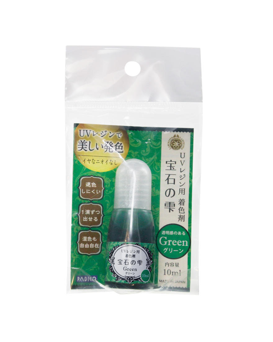 Jewel Color for UV & UV-LED Resin Green 10ml