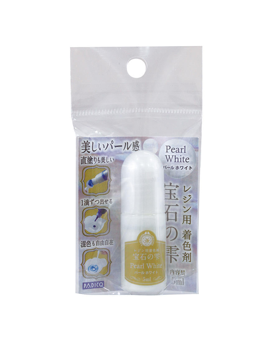 Jewel Color for UV & UV-LED Resin Pearl White 5ml