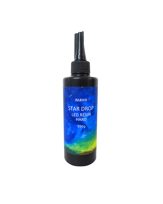 Star Drop LED Curing Resin Hard 200g EN Label