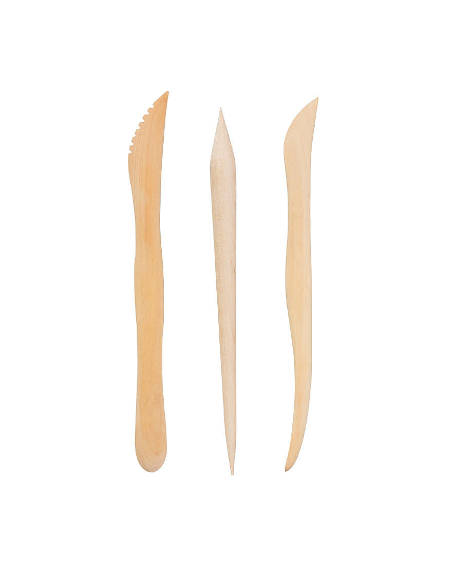 Wood Spatula 3 pcs set