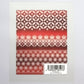 Resin Sticker [KIRIKO Japanese Pattern Red]