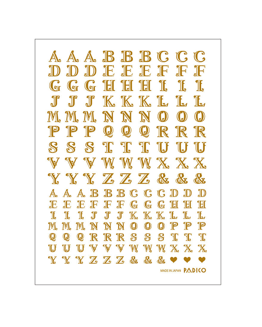 Decals [Alphabet Capital Letter]