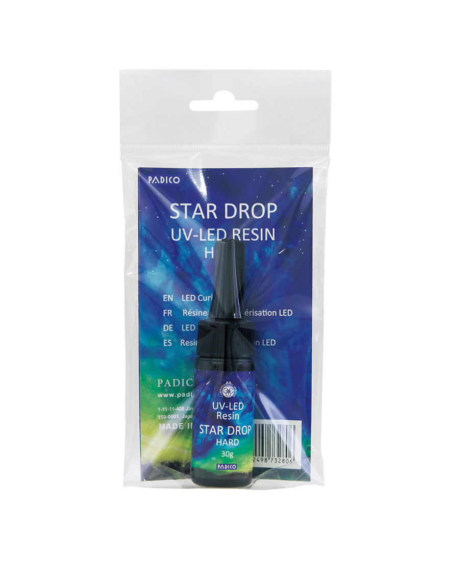 Star Drop LED Curing Resin Hard 30g EN Label